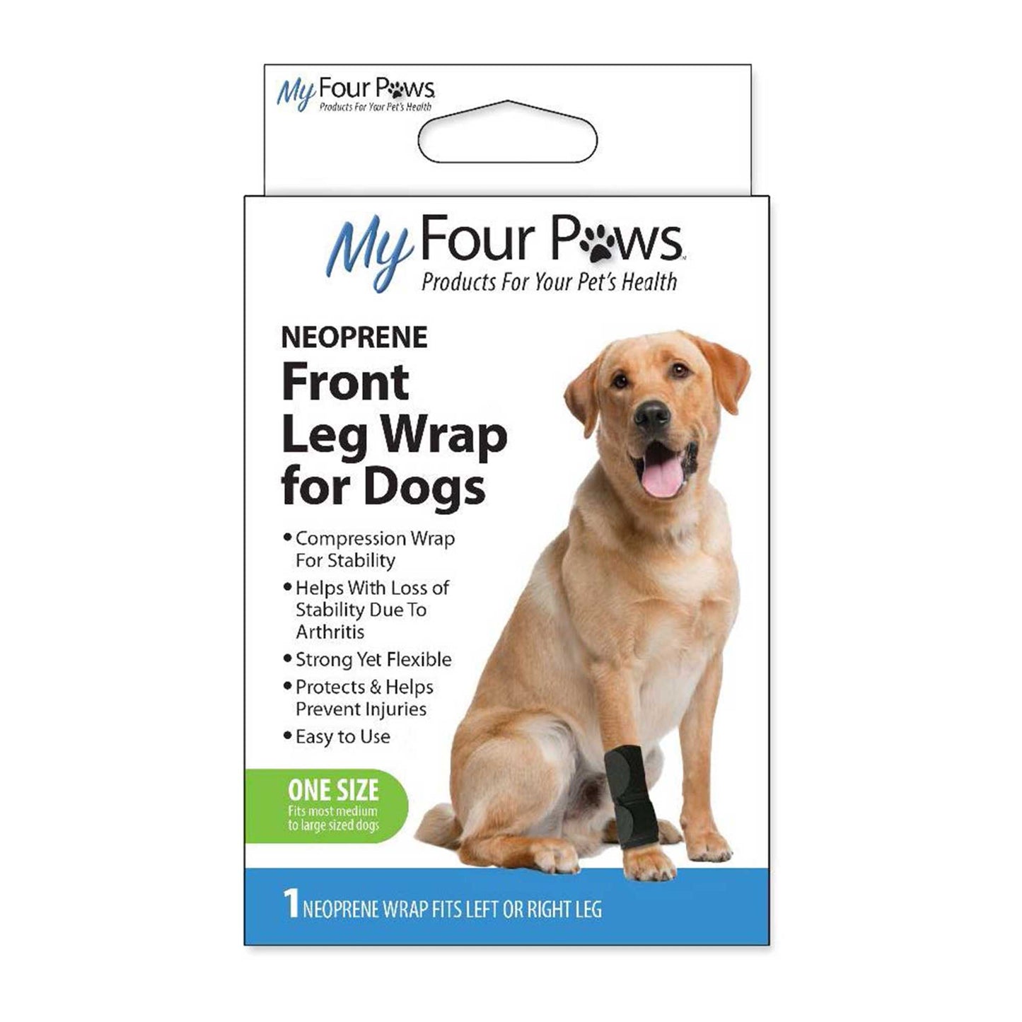 Neoprene Front Leg Wrap for Dogs